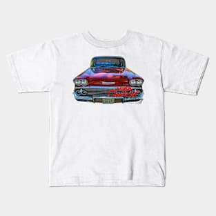 1958 Chevrolet Delray 4 Door Sedan Kids T-Shirt